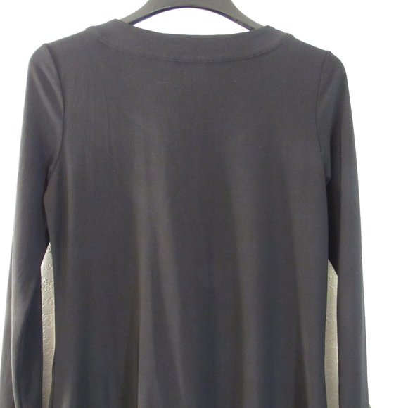 Ivy Beau Womens Dress Sz 6 Black Shift Long Sleeve - Picture 6 of 10